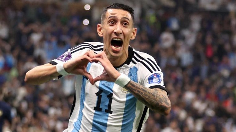 Ángel Di María cũng là một cái tên rực sáng với chức vô địch